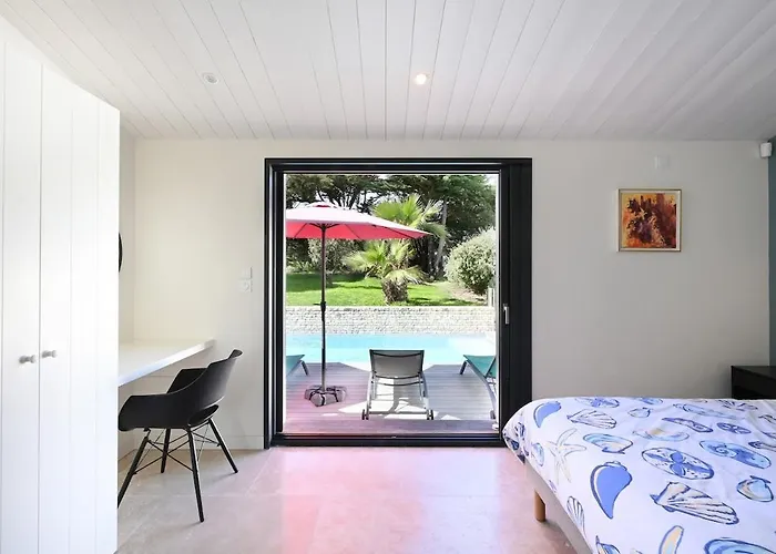 1400 Bellevue Piscine Chauffee Et Ocean La Couarde-sur-Mer